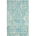 thumbnail image 1 of SAFAVIEH Restoration Vintage Eunice Bordered Wool Area Rug, Light Blue/Ivory, 4' x 6', 1 of 8