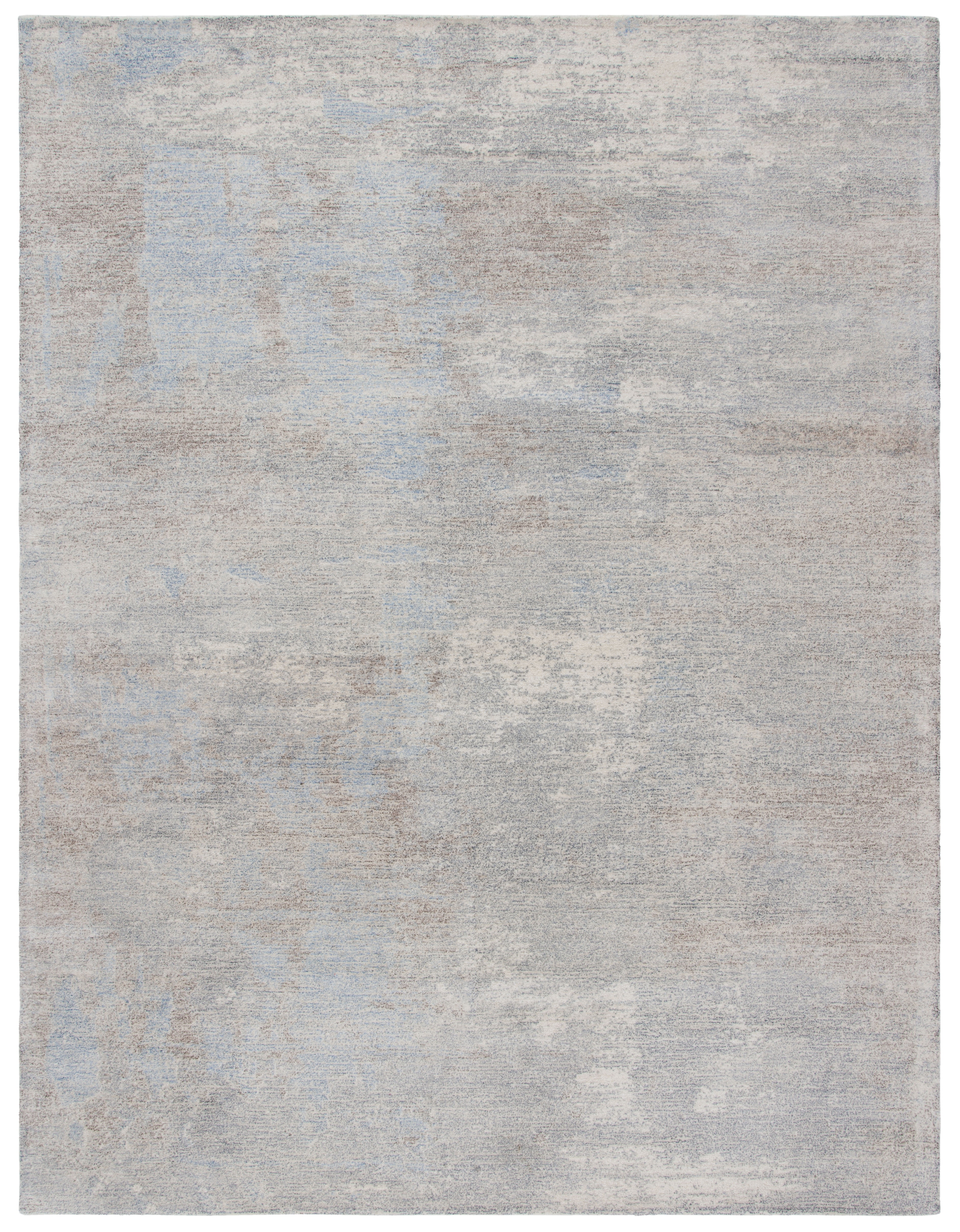 SAFAVIEH Restoration Vintage Janae Abstract Area Rug, Grey/Blue, 8' x 10'