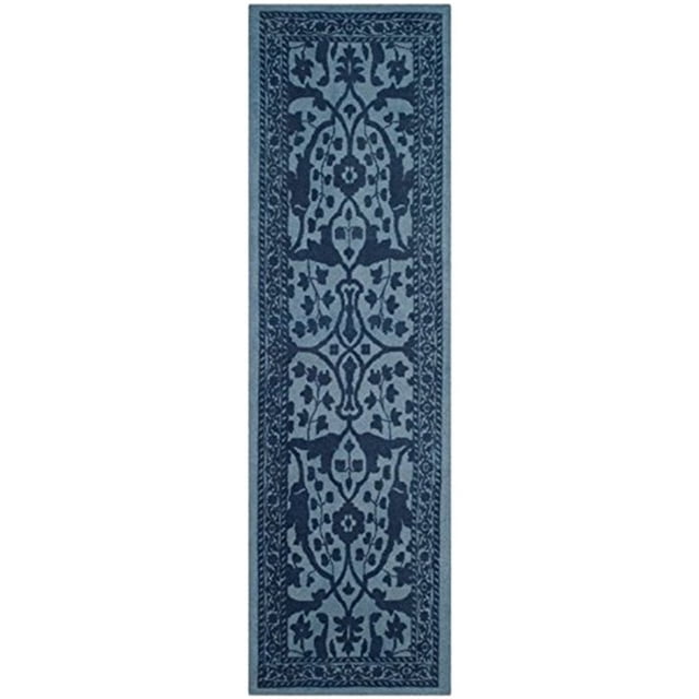 Tappeto Runner Safavieh Restoration Vintage RVT245A | Grigio E Avorio 2'3'' X 8' In Polipropilene, Fatto A Mano