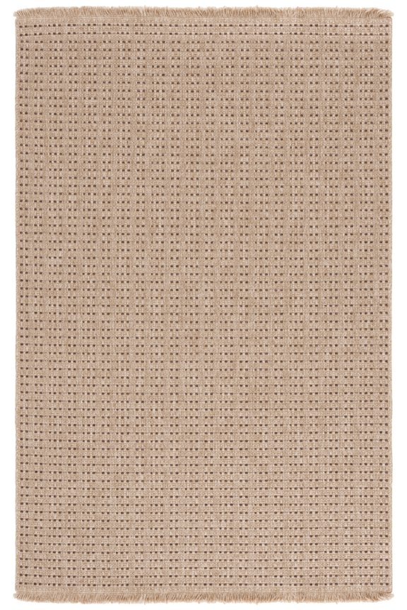 Retreat Drummond Solid Indoor/Outdoor Area Rug, Natural/Brown, 8' x 10'