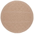 thumbnail image 1 of SAFAVIEH Retreat Joisse Geometric Indoor/Outdoor Area Rug, Natural/Ivory, 6'7" x 6'7" Round, 1 of 15