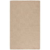 SAFAVIEH Retreat Phoebe Solid Indoor/Outdoor Area Rug, Natural, 5'3" x 7'6"