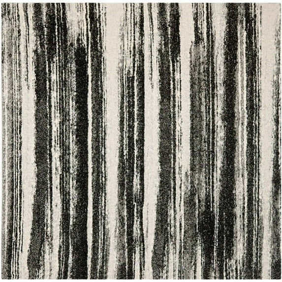 SAFAVIEH Retro Chantel Abstract Area Rug, Dark Grey/Light Grey, 6' x 9'