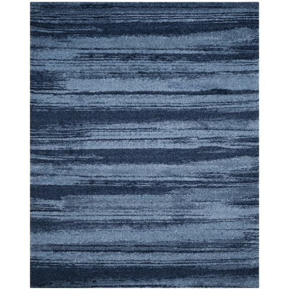 SAFAVIEH Retro Chantel Abstract Area Rug, Light Blue/Blue, 9' x 12'