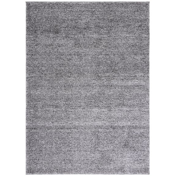SAFAVIEH Retro Cletus Solid Area Rug, Dark Grey/Light Grey, 4'5" x 6'5"