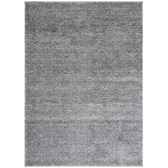 SAFAVIEH Retro Cletus Solid Area Rug, Dark Grey/Light Grey, 5'3" x 7'6"
