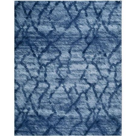 SAFAVIEH Retro Daphne Abstract Area Rug, Blue/Dark Blue, 2'6" x 4'
