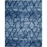SAFAVIEH Retro Daphne Abstract Area Rug, Blue/Dark Blue, 8'9" x 12'