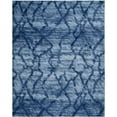 thumbnail image 1 of SAFAVIEH Retro Daphne Abstract Area Rug, Blue/Dark Blue, 8' x 8' Square, 1 of 3