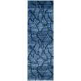 thumbnail image 1 of SAFAVIEH Retro Daphne Abstract Runner Rug, Blue/Dark Blue, 2'3" x 7', 1 of 3
