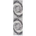 thumbnail image 1 of SAFAVIEH Retro Dzvezda Abstract Runner Rug, Grey/Ivory, 2'2" x 8', 1 of 8