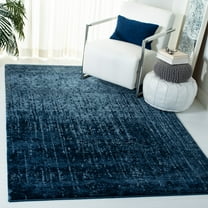 SAFAVIEH Retro Elsie Abstract Area Rug, Light Blue/Blue, 4' x 6'