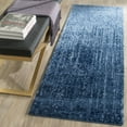 thumbnail image 1 of SAFAVIEH Retro Elsie Abstract Runner Rug, Light Blue/Blue, 2'3" x 15', 1 of 6