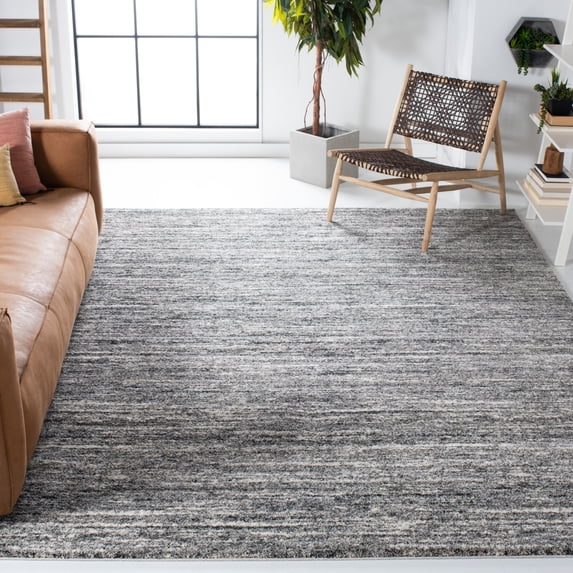 SAFAVIEH Retro Gorica Abstract Runner Rug, Ivory/Grey, 2'3" x 9'