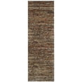 thumbnail image 1 of SAFAVIEH Retro Gorica Striped Runner Rug, Ivory/Gold, 2'3" x 13', 1 of 8
