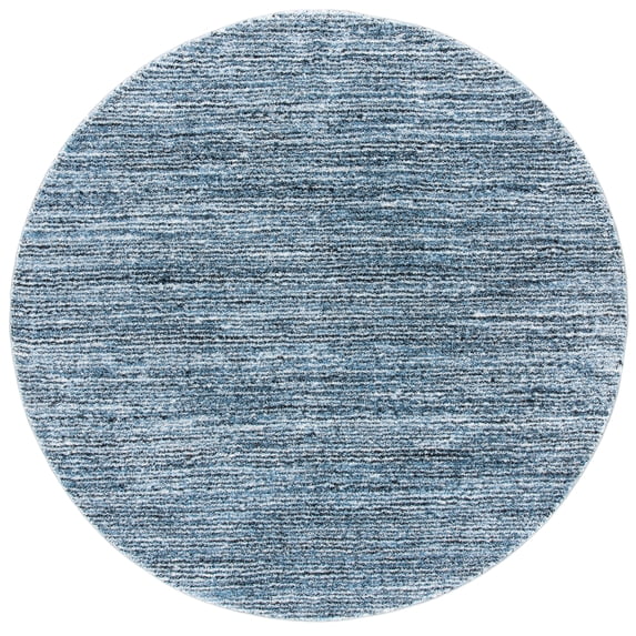 SAFAVIEH Retro Kelvin Abstract Area Rug, Grey/Blue, 6'7" x 6'7" Round