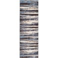 thumbnail image 1 of SAFAVIEH Retro Mayson Abstract Runner Rug, Cream/Blue, 2'3" x 9', 1 of 8