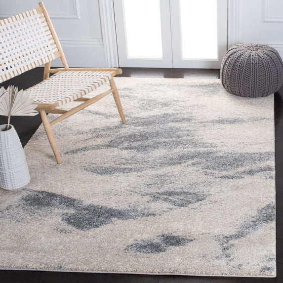 SAFAVIEH Retro Panit Abstract Area Rug, Beige/Grey, 8' x 10'