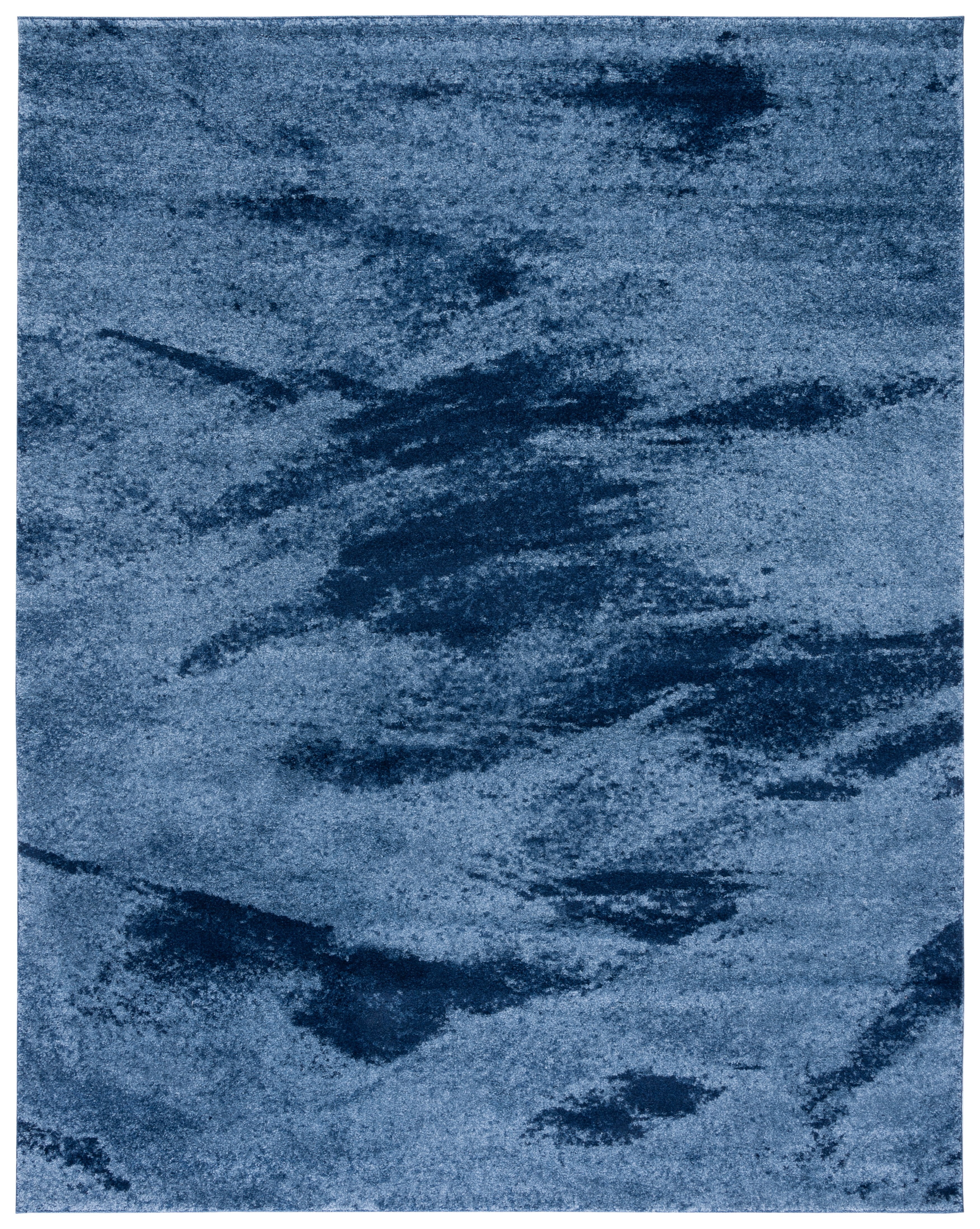 SAFAVIEH Retro Panit Abstract Area Rug, Light Blue/Blue, 11' x 15 ...