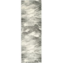 SAFAVIEH Retro Panit Abstract Runner Rug, Grey/Ivory, 2'3" x 11'