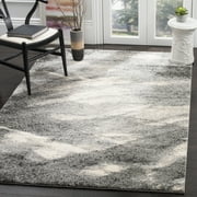 SAFAVIEH Retro Panit Abstract Runner Rug, Grey/Ivory, 2'3" x 8'