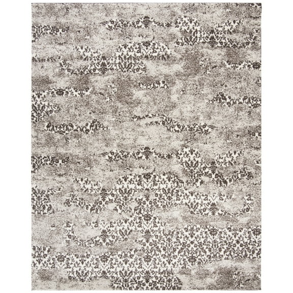 SAFAVIEH Retro Paulino Abstract Area Rug, Beige/Light Grey, 4' x 6'
