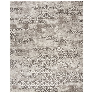 SAFAVIEH Retro Paulino Abstract Area Rug, Beige/Light Grey, 6' x 6' Square
