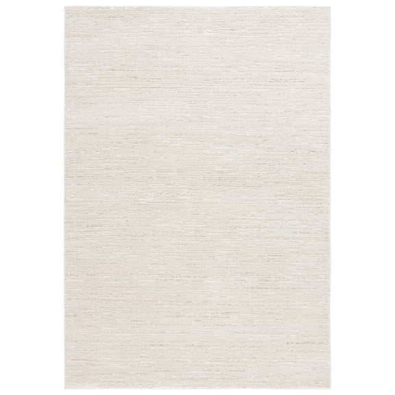 SAFAVIEH Revive Aleah Solid Polyester Area Rug, Ivory, 8' x 10'
