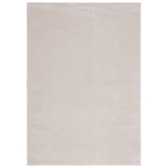 SAFAVIEH Revive Hyram Solid Polyester Area Rug, Beige, 8' x 10'