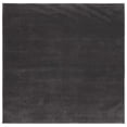 thumbnail image 1 of SAFAVIEH Revive Hyram Solid Polyester Area Rug, Charcoal, 6'7" x 6'7" Square, 1 of 8
