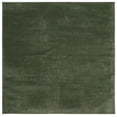 thumbnail image 1 of SAFAVIEH Revive Hyram Solid Polyester Area Rug, Green, 6'7" x 6'7" Square, 1 of 8