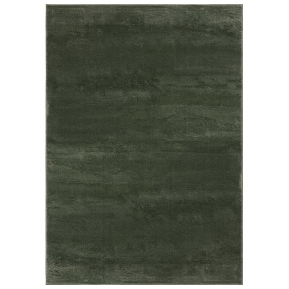 SAFAVIEH Revive Hyram Solid Polyester Area Rug, Green, 8' x 10'