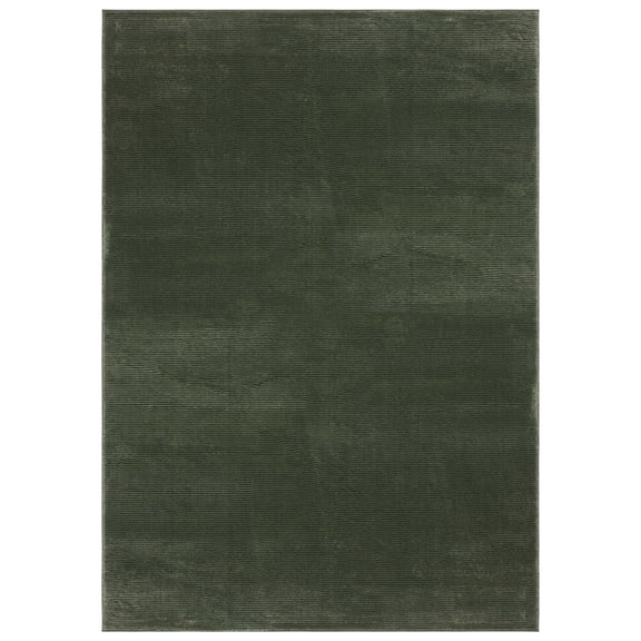 SAFAVIEH Revive Hyram Solid Polyester Area Rug, Green, 8' x 10'