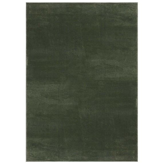 SAFAVIEH Revive Hyram Solid Polyester Area Rug, Green, 9' x 12'