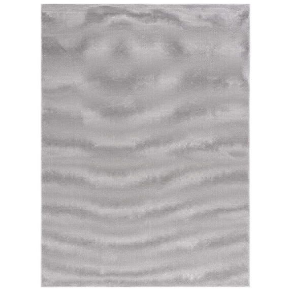 SAFAVIEH Revive Hyram Solid Polyester Area Rug, Grey, 9' x 12'