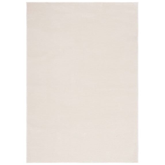 SAFAVIEH Revive Hyram Solid Polyester Area Rug, Ivory, 2'3" x 4'