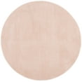 thumbnail image 1 of SAFAVIEH Revive Hyram Solid Polyester Area Rug, Pink, 6'7" x 6'7" Round, 1 of 10