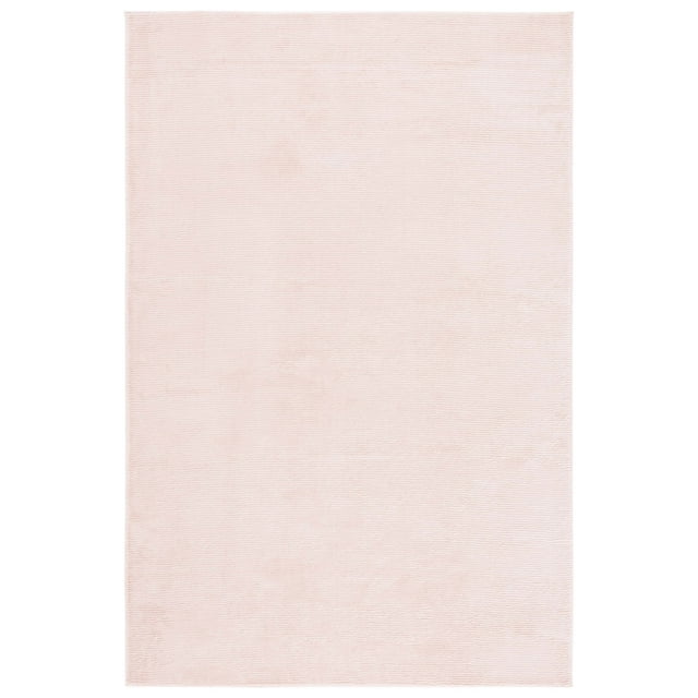 SAFAVIEH Revive Hyram Solid Polyester Area Rug, Pink, 9' x 12'