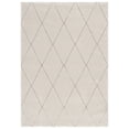 thumbnail image 1 of SAFAVIEH Revive Lorrin Diamond Polyester Area Rug, Beige, 4' x 6', 1 of 8