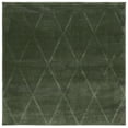 thumbnail image 1 of SAFAVIEH Revive Lorrin Diamond Polyester Area Rug, Green, 6'7" x 6'7" Square, 1 of 8