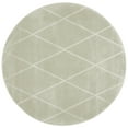 thumbnail image 1 of SAFAVIEH Revive Lorrin Diamond Polyester Area Rug, Sage, 6'7" x 6'7" Round, 1 of 6