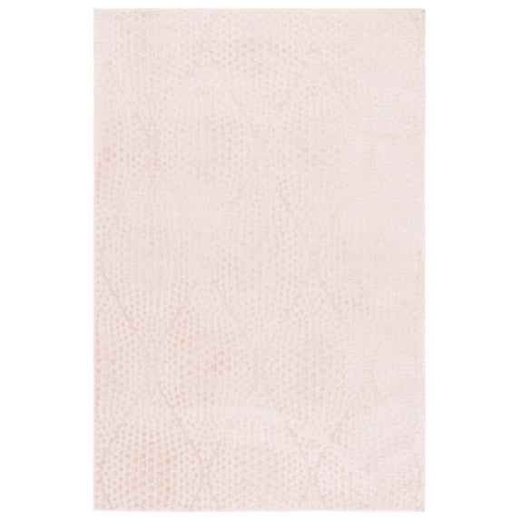 SAFAVIEH Revive Myles Geometric Polyester Area Rug, Pink, 9' x 12'