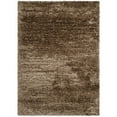 thumbnail image 1 of SAFAVIEH Rhapsody Sampson Solid Plush Polyester Shag Area Rug, Caramel, 5'3" x 7'7", 1 of 3