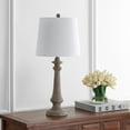 thumbnail image 1 of SAFAVIEH Rhett Traditional Rustic 28 in. H Table Lamp, Antique Brown, 1 of 5