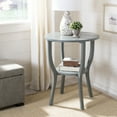 thumbnail image 1 of SAFAVIEH Rhodes Round Pedestal Accent Table Ash Grey, 1 of 7