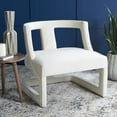 thumbnail image 1 of SAFAVIEH Rhyes Modern Style Accent Chair, Cream, 1 of 12