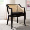 thumbnail image 1 of SAFAVIEH Rina Nautical Solid Dining Chair, Black/Natural, 1 of 4