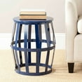 thumbnail image 1 of SAFAVIEH Rinaldo Contemporary Solid Metal Stool, Navy, 1 of 4
