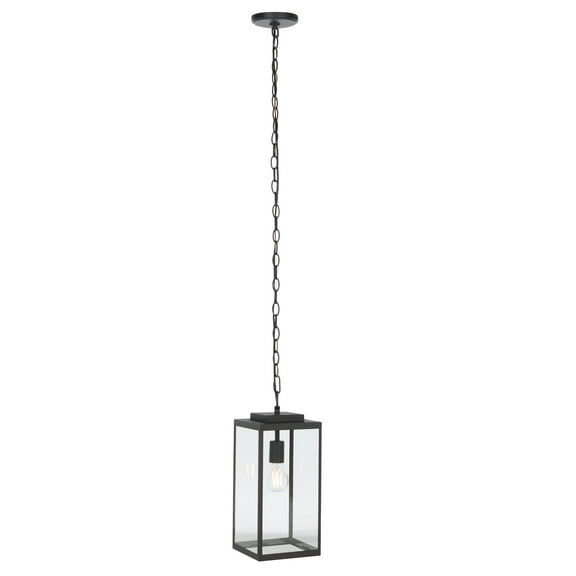 SAFAVIEH Rinnah A19 Bronze Steel Pendant Light with Black Shade