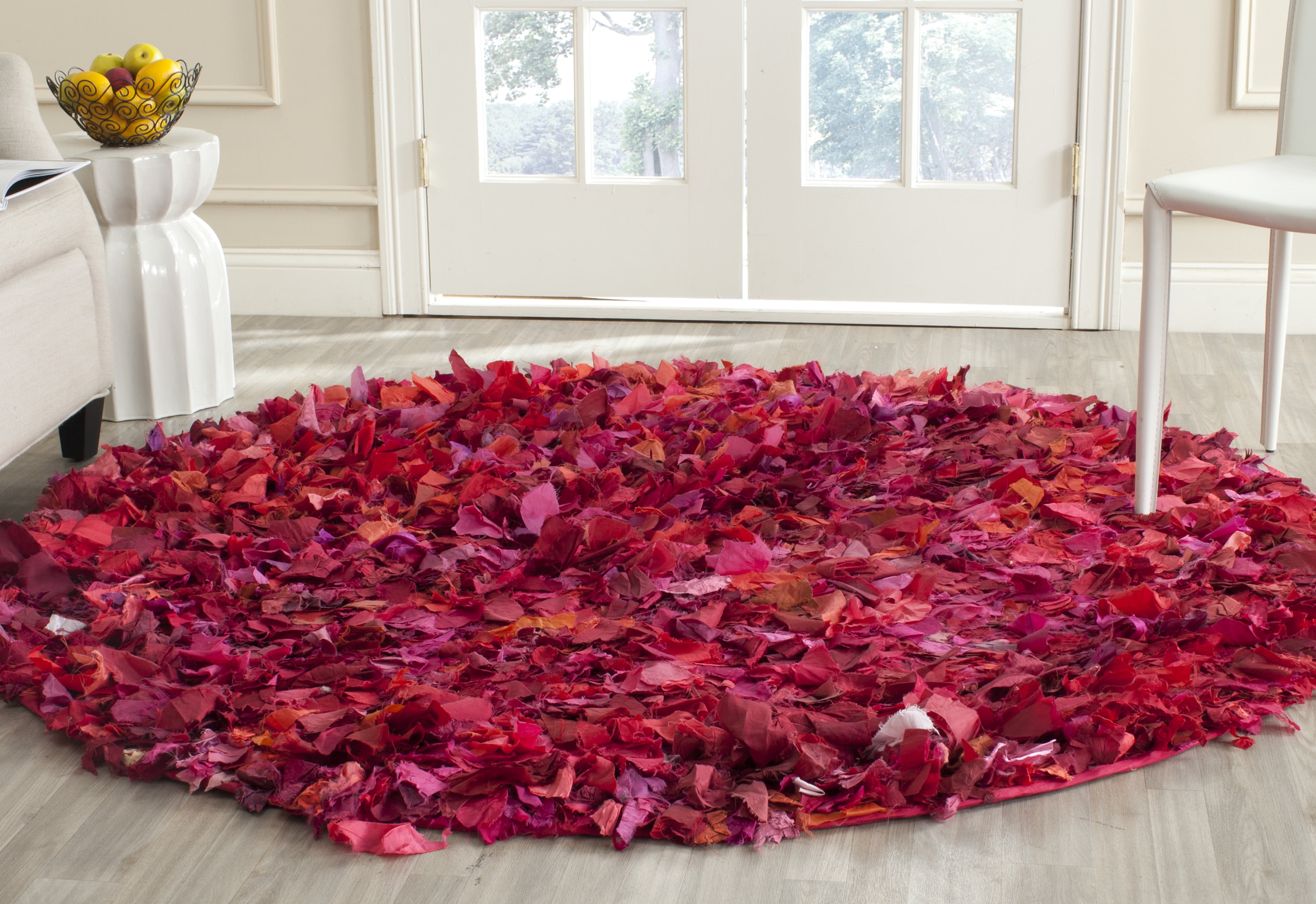Confetti Colored Shag Rug SAFAVIEH Rio Cassandra Confetti Polyester Shag Area Rug, Fuchsia/Multi ...
